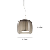 Hotel glazen hanglamp