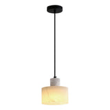 Scandinavische eenvoudige hanglamp in wit marmer