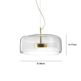 Hotel glazen hanglamp